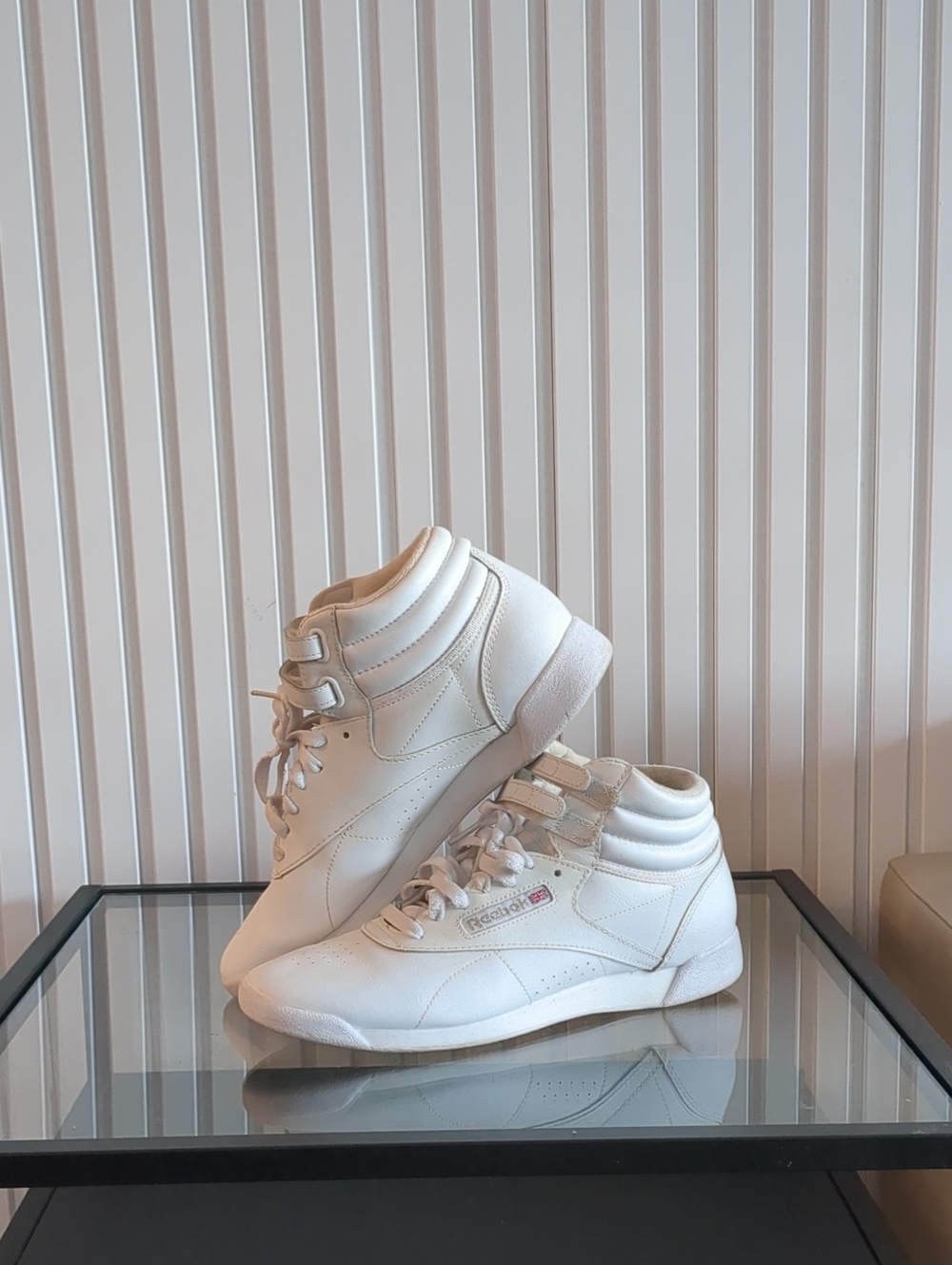 Reebok White Women's High-Top Sneakers